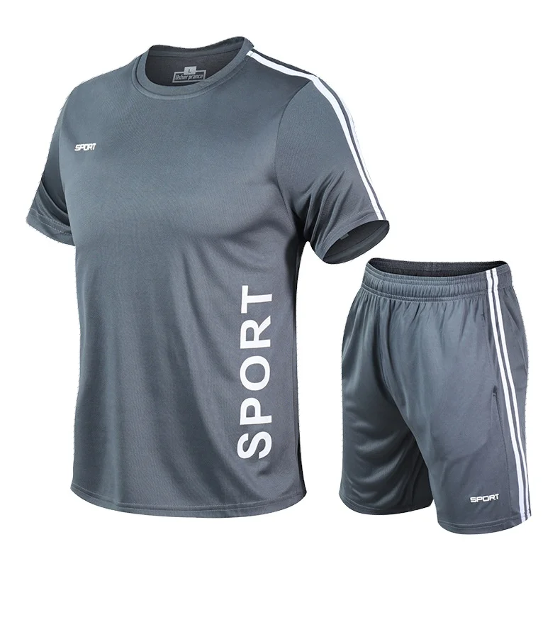 Custom Wholesale Logo Breathable  high quality Soccer Sets Adults Men Soccer Shorts and Football shirt maker soccer jersey