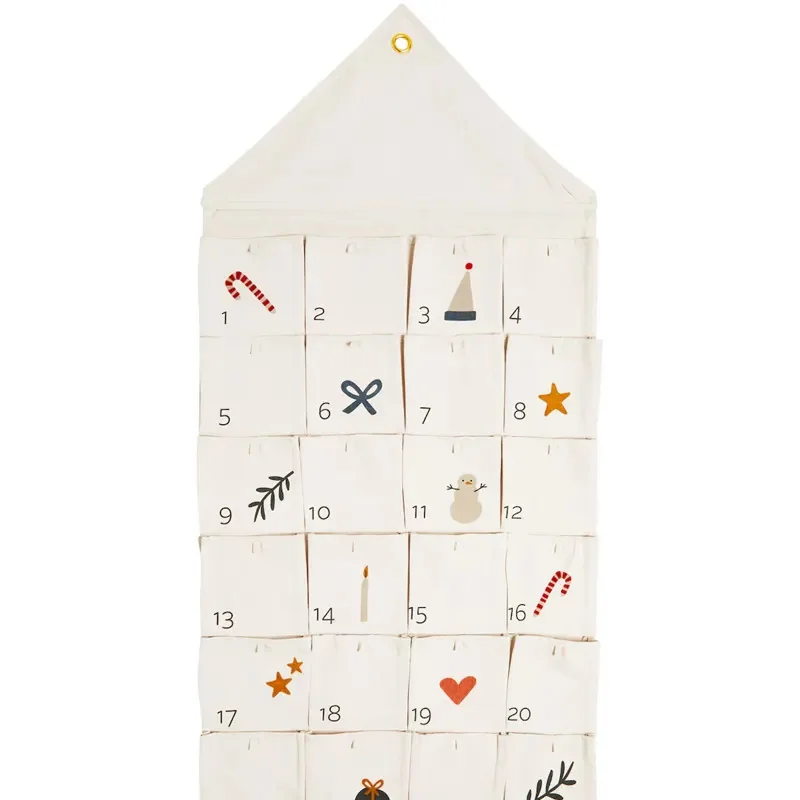 Custom Customized Hanging Christmas Advent Calendar for Outdoor Christmas Countdown