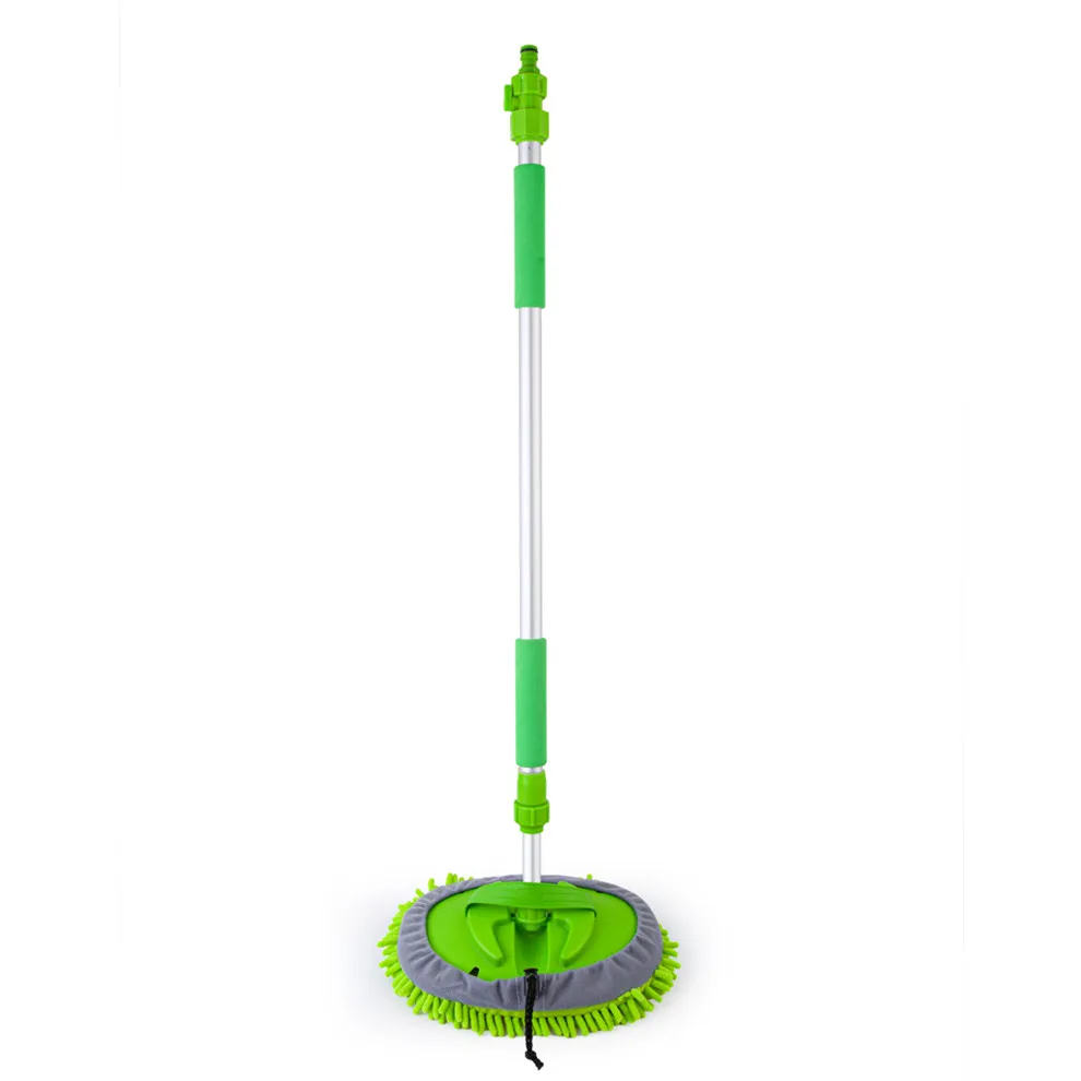 Car Cleaning Soft Bristle Car Brush With Long Handle, Chenille Car Wash Brush