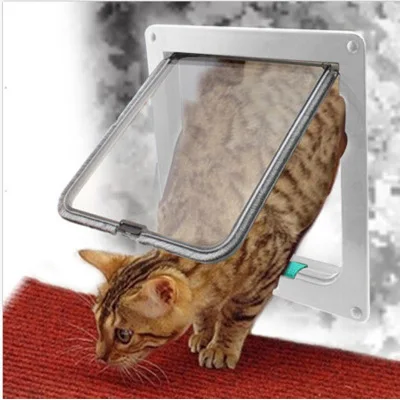 
Factory Direct Sale Small Plastic Cat Pet Flat Gate Door 