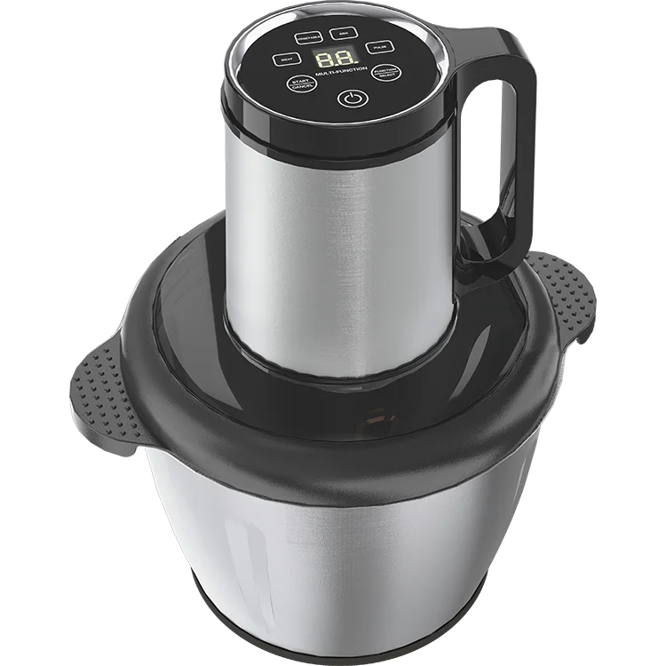 New Design Digital 3L Meat Chopper Glass Stainless Steel Electric Meat Grinder