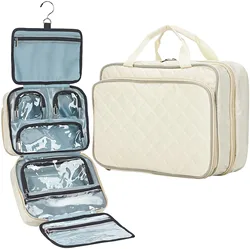 Wholesale Pu Travel Cosmetic Makeup Bag Brush Set Zipper Bag Makeup Train Case