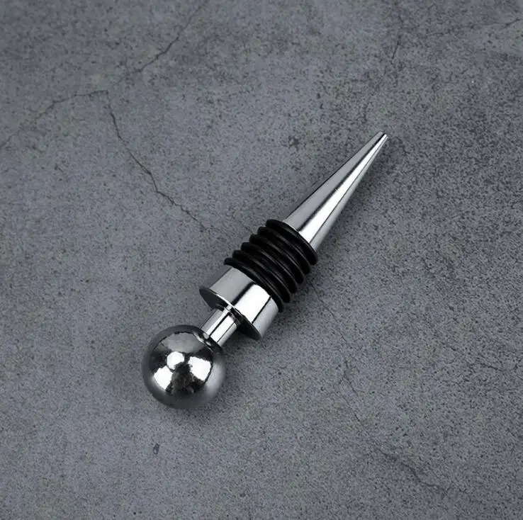 Wine Stoppers Stainless Steel Champagne Stopper  Wine Bottle Plug Sealer Convenient