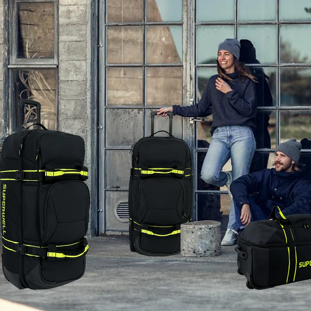 Rolling Duffel Travel Duffel Bag Wheeled Duffel Suitcase Luggage