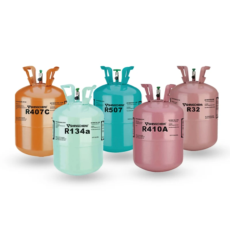 Газовый баллон с хладагентом SHINGCHEM R134a R410a R32 R404a R507a R600a R407C R290 R417a R427a R422d