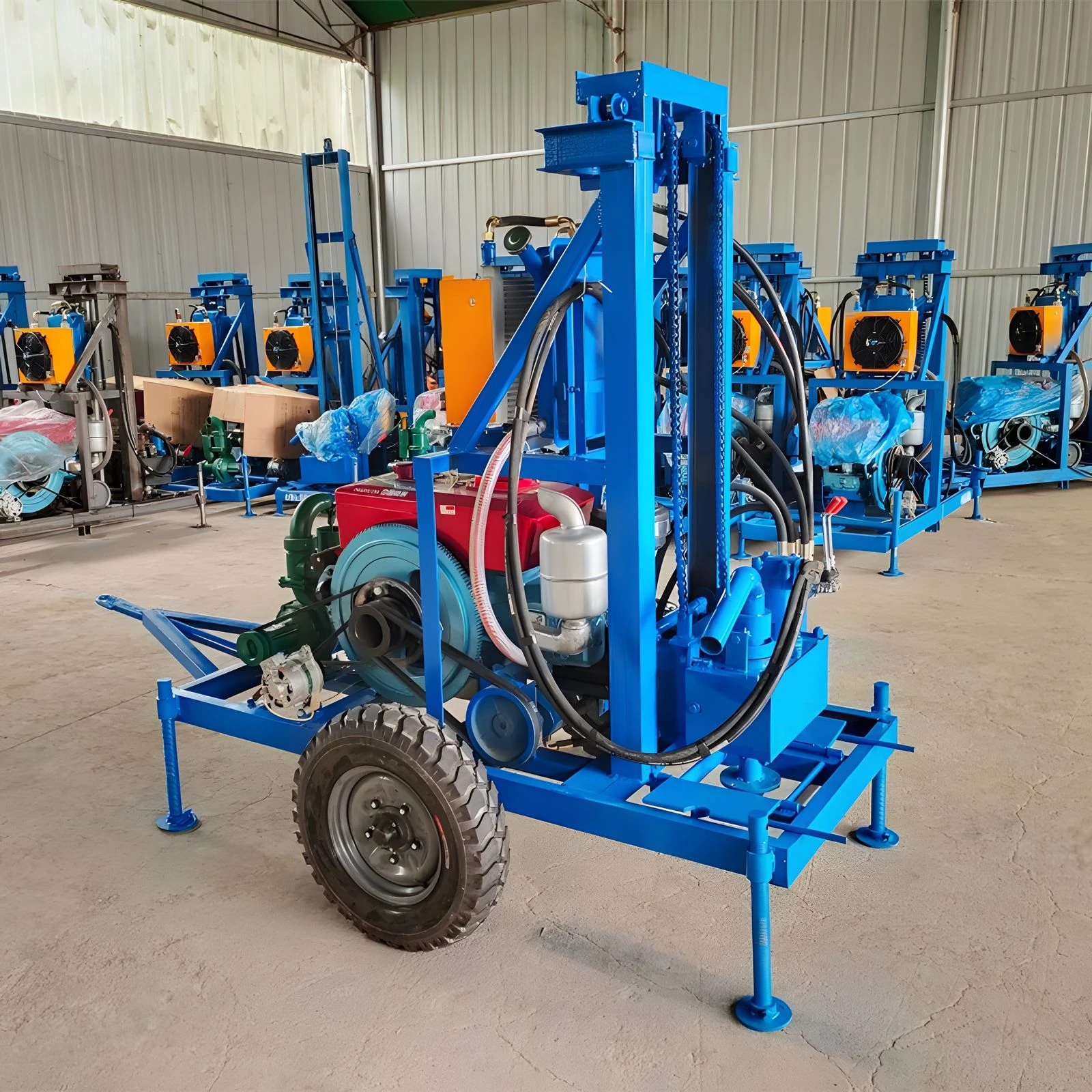 Discounted 50~350Mm Drilling Rig For Water Well Car Mount Bore Well Drilling Machine Price