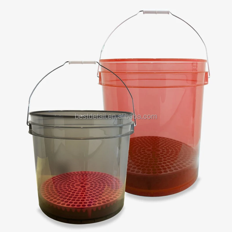 13L Transparent Auto Detailing Car Wash Bucket
