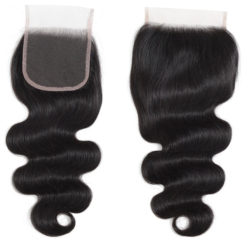 
Прямые волосы с эффектом деграде (переход от темного к светлому), 3 /4 Связки с закрытием 1B/синий Малайзии человеческих волос плетение пучки волос с закрытием волосы Remy 