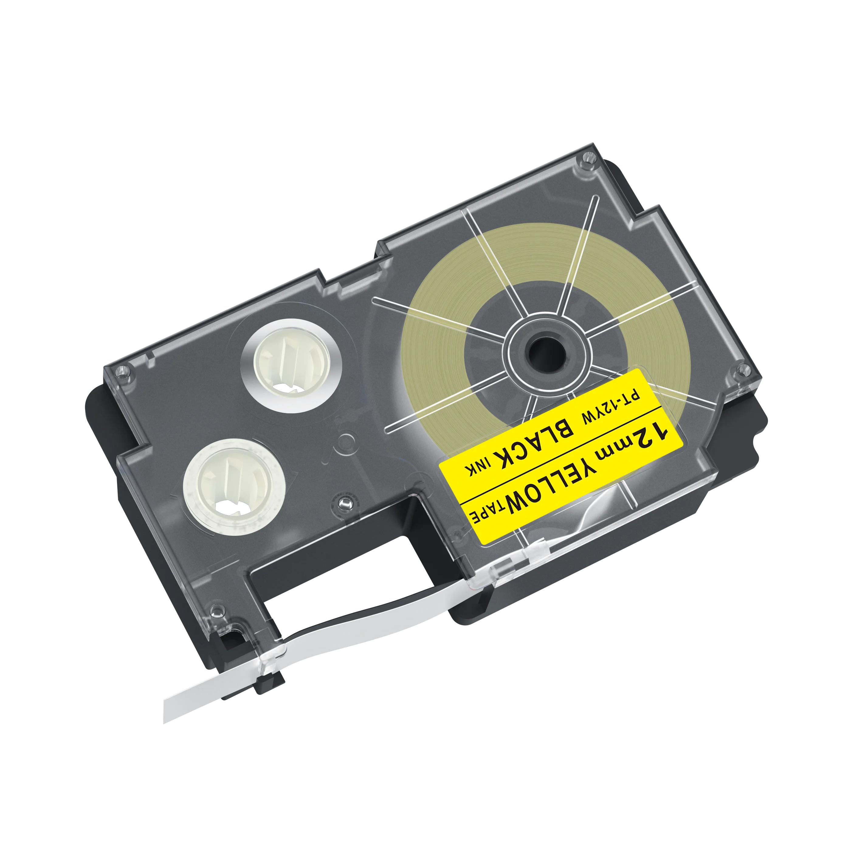 Puty PT-12YW совместим с оптическими зумом casio запечатанных лент для XR-12YW 12 мм кассеты ленты ленточного картриджа объектива Casio KL-780 принтер печати этикеток