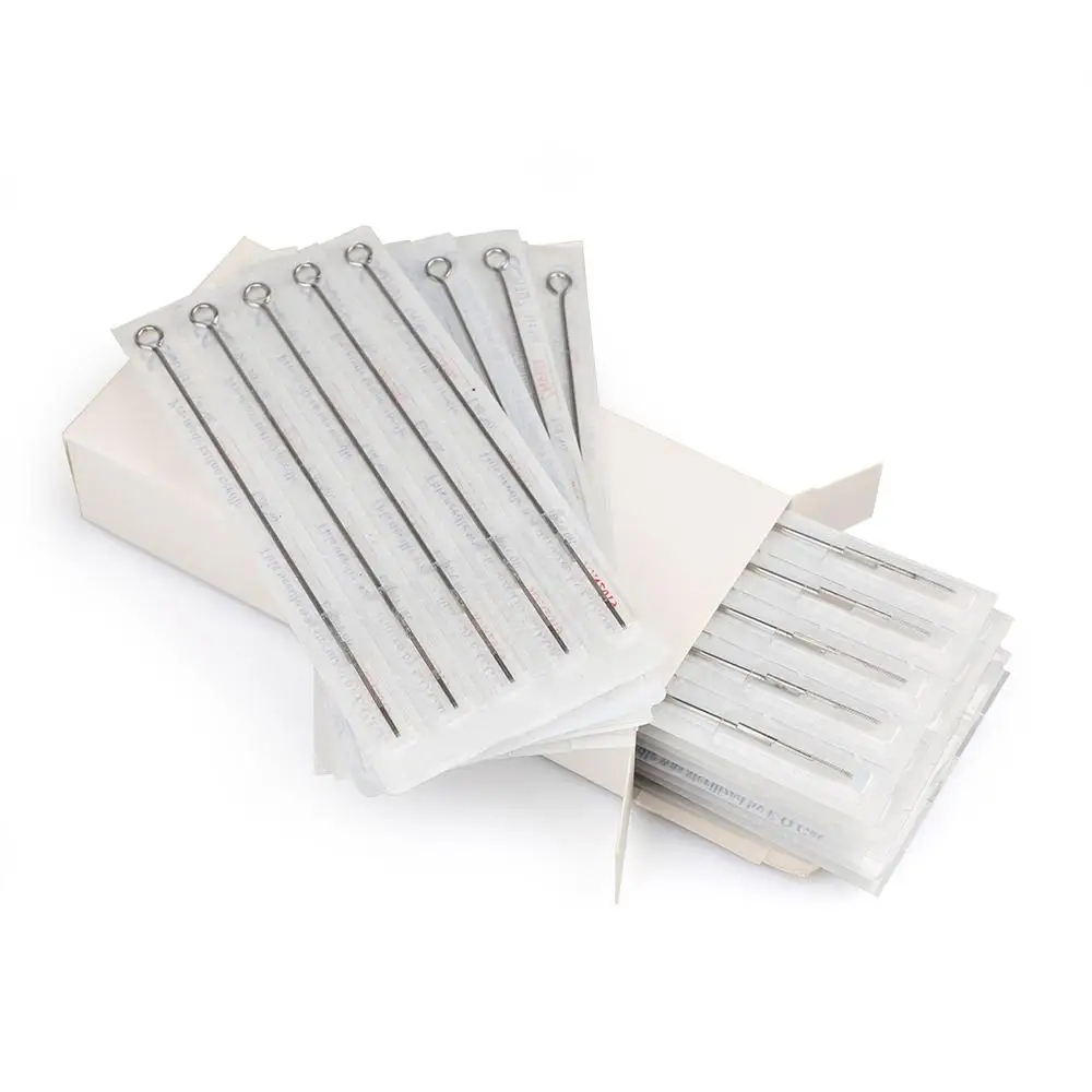Wholesale 1213rl Tattoodisposableuality Disposable 304 Stainless Steel Permanent Makeup Machine Needle Tattoo Needle Round Liner