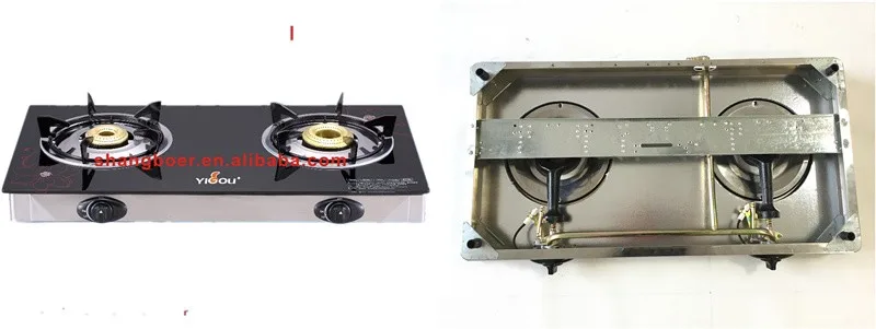 YG-B8005 Factory direct supply chinese cooking stove 2 big burner table gas stove/cooktop