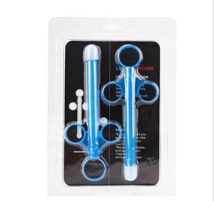 MIni handiness inject lubricating oil sex product couple Lubricant Launcher with Smooth Rounded Tip