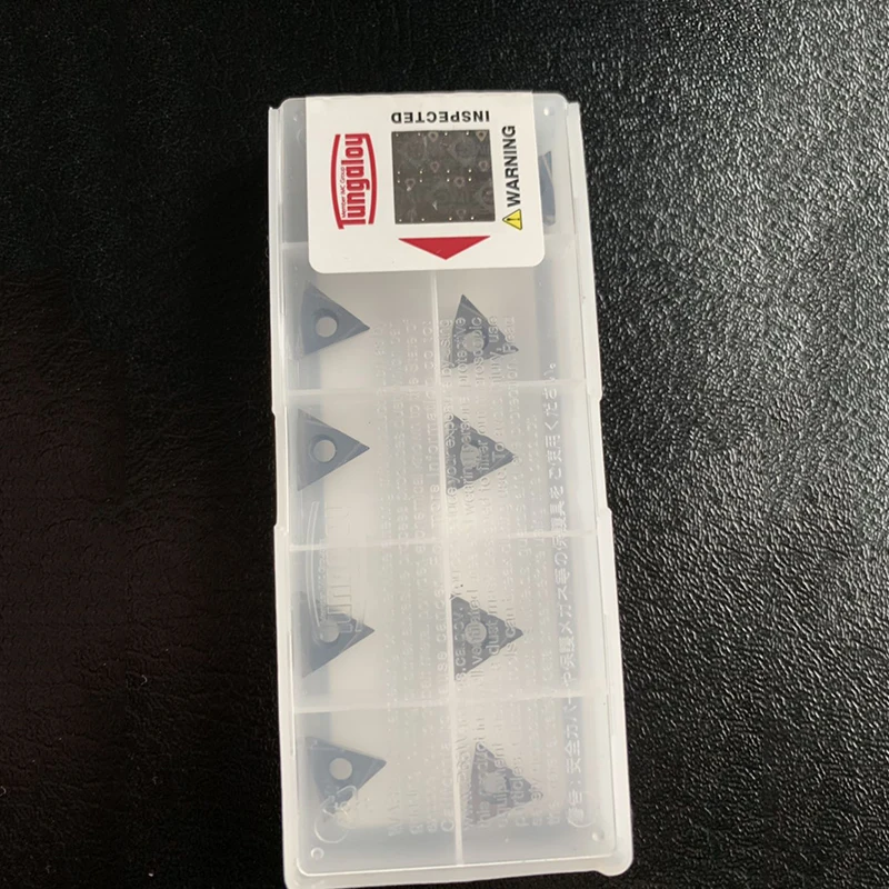 Япония Производитель Tungaloy Треугольная пластина для токарной обработки TPGT110202L-W15 NS9530