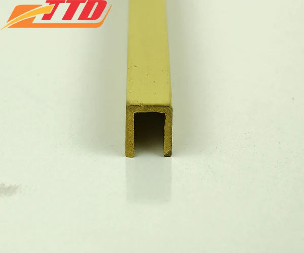 Premium U Shaped Brass Fitting, Brass Casting & Brass Hardware for Furniture Quality Press Metal Customized Plating Round Finish