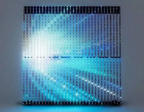 P3.91-7.81 Outdoor curtain glass led display Indoor Mesh transparent led film screen