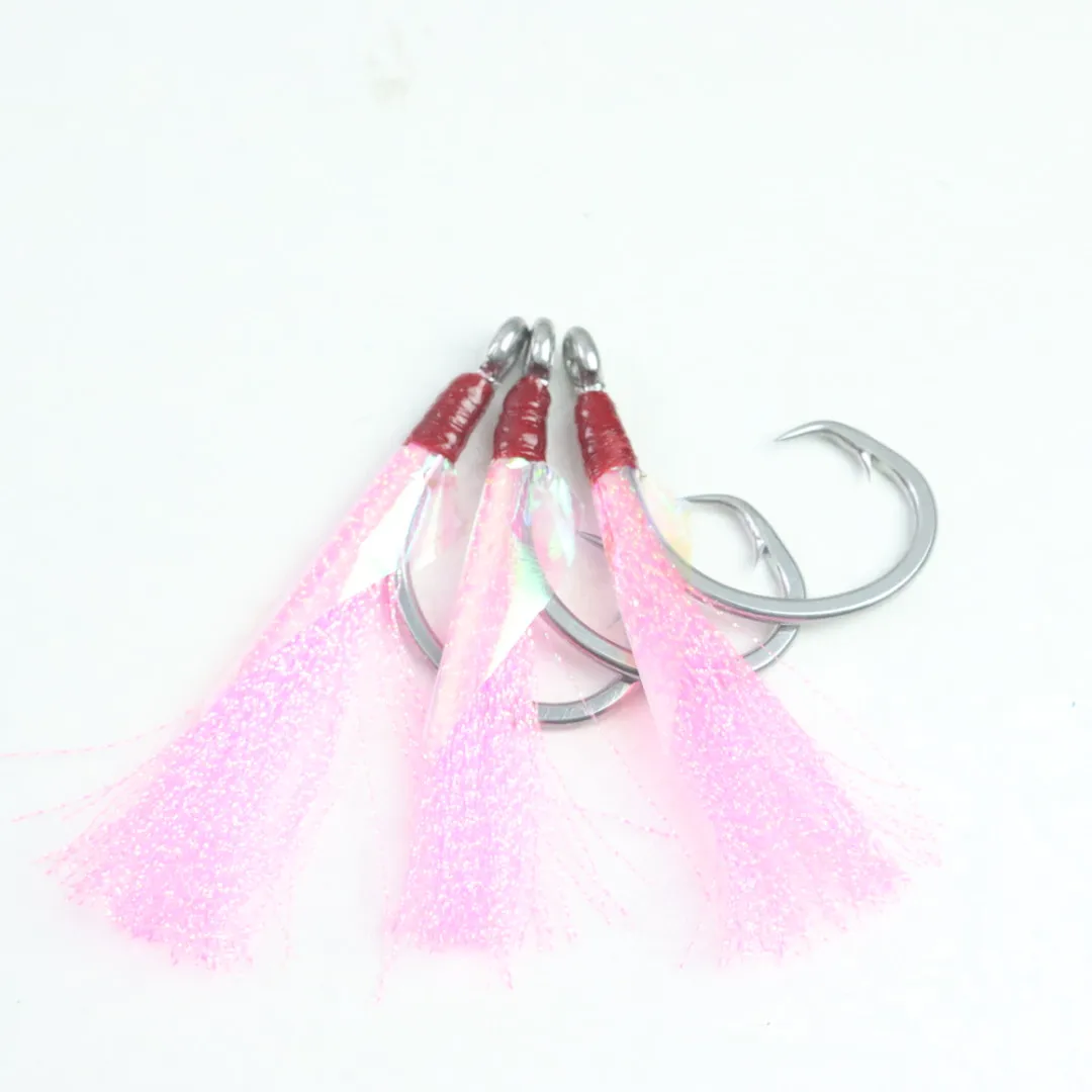 In stock 6/0 7/0 8/0 9/0 Stainless steel Circle Hook Fishing Hooks Flasher Snapper Fishing Rig Hook