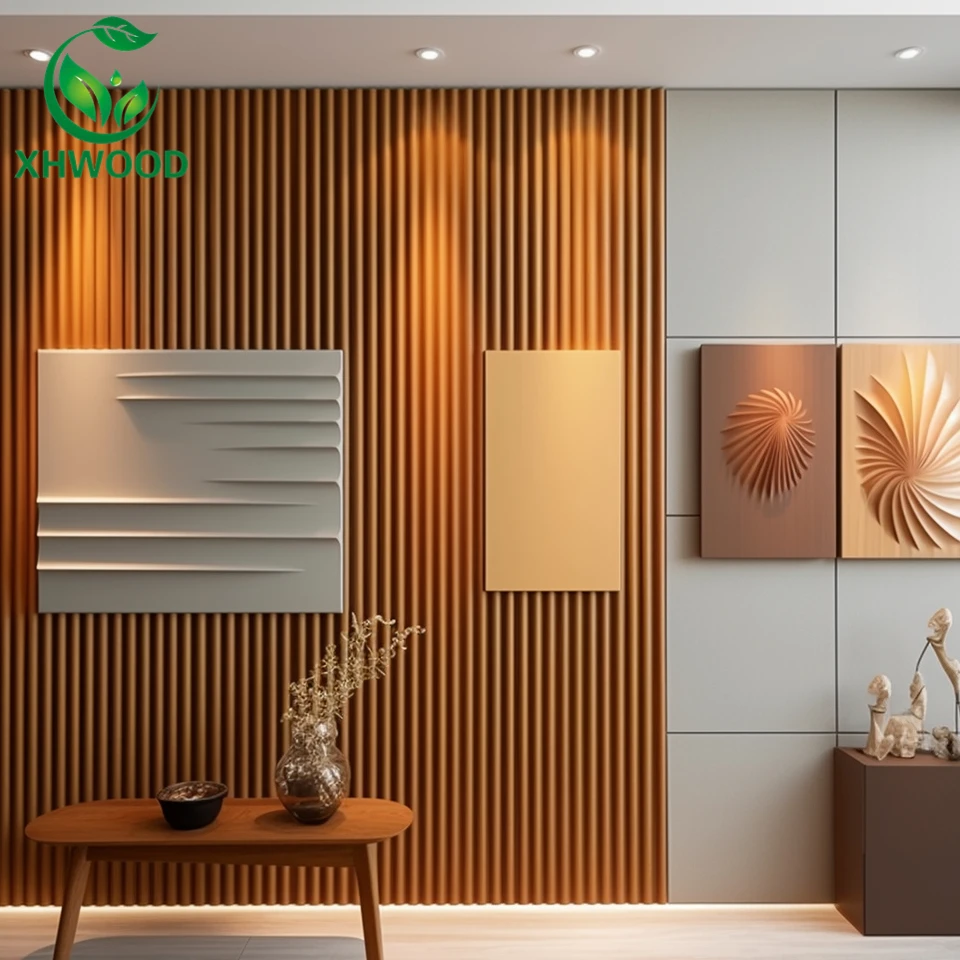 Hot Sale WPC Wall Panel For Interior Wall Decoration Wood Plastic Composite Waterproof 3d Wpc Wall Panels Revestimiento WPC