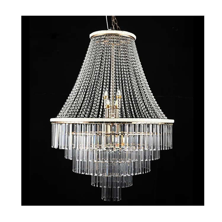 Indoor Lighting Decorative Customized Modern Luxury Hotel Villa Staircase Wedding Ceiling Led Crystal Chandelier