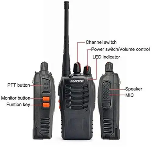 Производство ham радио hf трансивер двухстороннее BAOFENG888S иди и болтай walkie