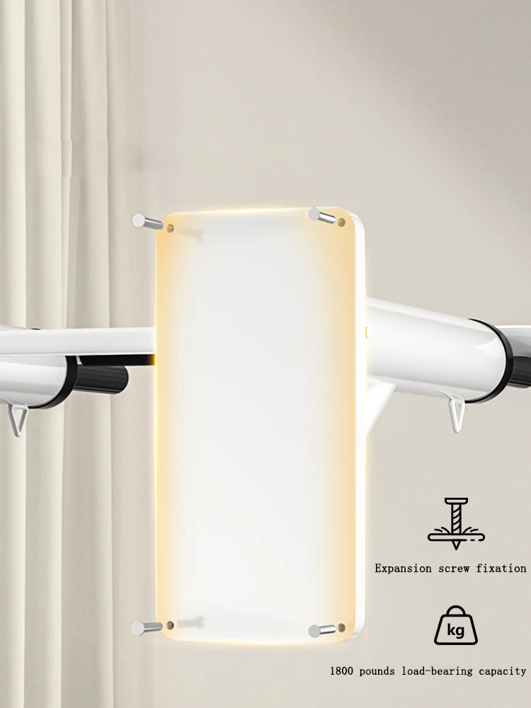 Pull Up Device Indoor Horizontal Bar Wall Mounted Pull Rod Home Exercise And Sports Equipment