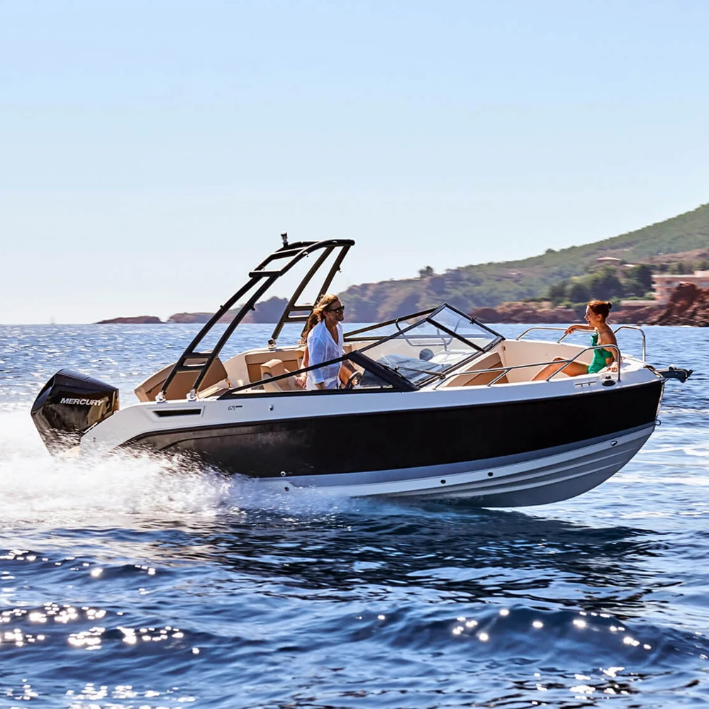 2024 New Design Yacht Luxury Cruise Ship Aluminum Center Console Fishing Boat For New Water Sports