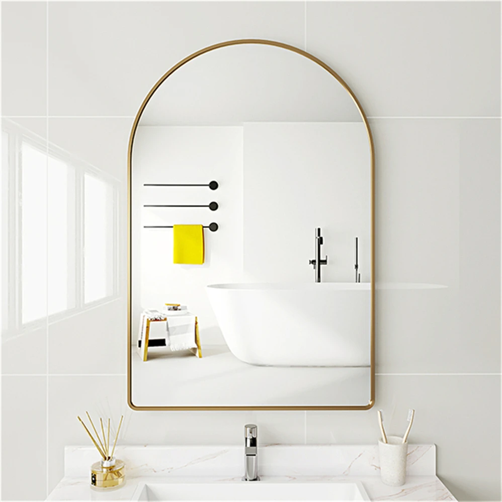 Hotsale Custom Silver Frame Powder Coated Wall Cabinet Shelf Mirror Antique Indian Mirrors