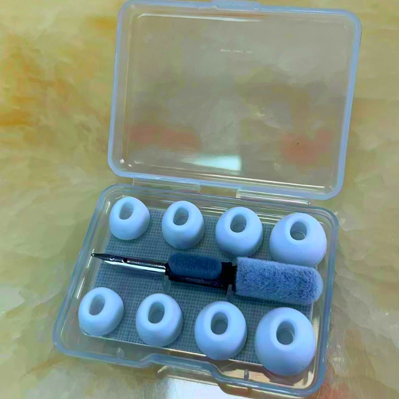 1:1 оригинальные черные/белые силиконовые вкладыши Airpods Pro сменные чехлы для pro набор наушников