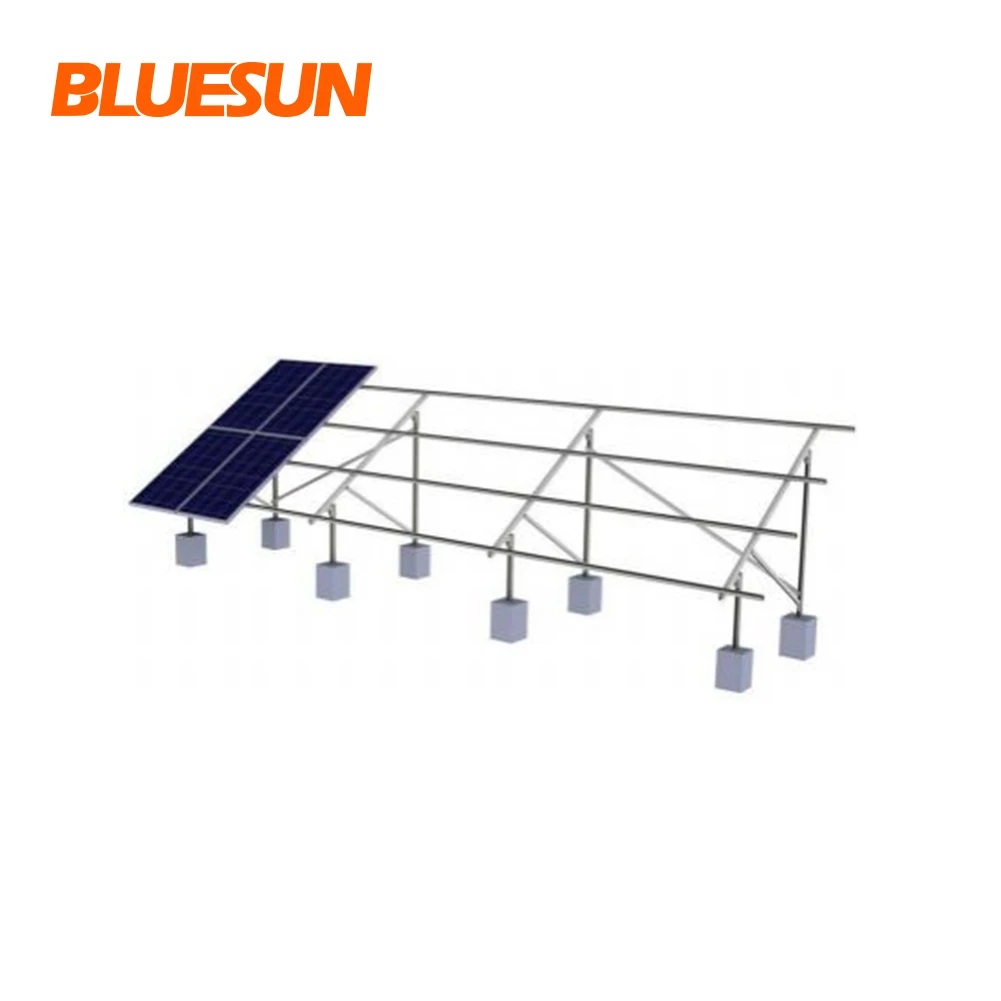 Free Design Solar Brackets Solar Roof Ground Mounting System Customized Aluminum Pv Module Support