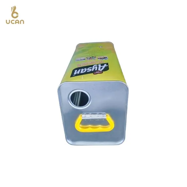 4L Rectangle Food Grade Olive Oil Tin Cans 3L 5L Square Metal Tins for Cooking Oil Packing Custom Print OEM ODM Metal Container
