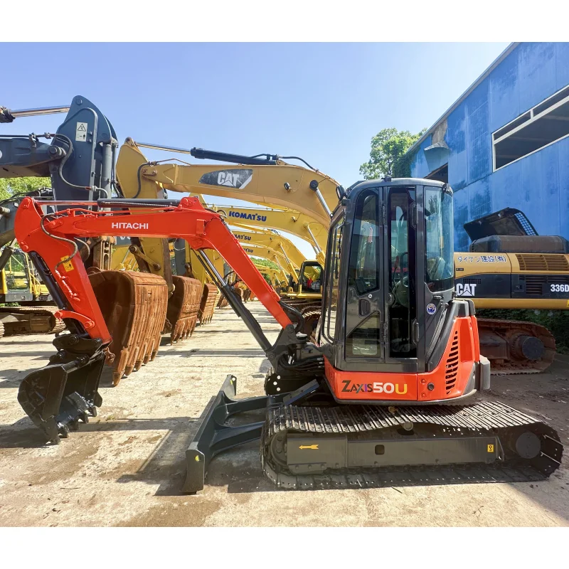Экскаватор б/у, мини Hitachi zx 50, оригинальный 95%, новый японский 2023 экскаватор EPA CE, инженерная строительная техника