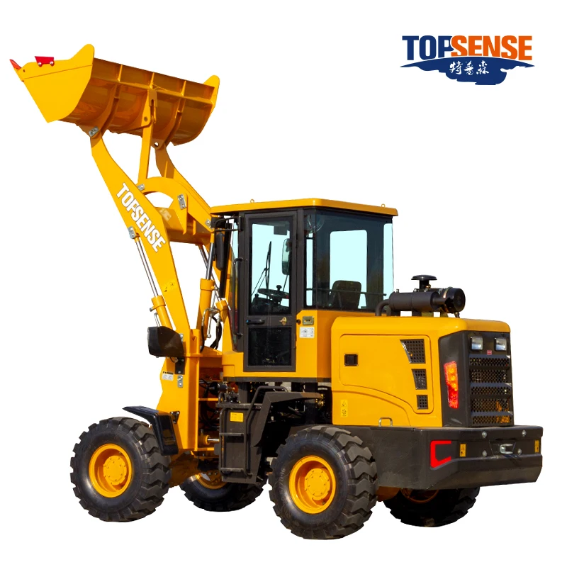 China all famous brands mini wheel loader small diesel farm loader factory price 1.2ton 1ton YT265 front end loader for sale