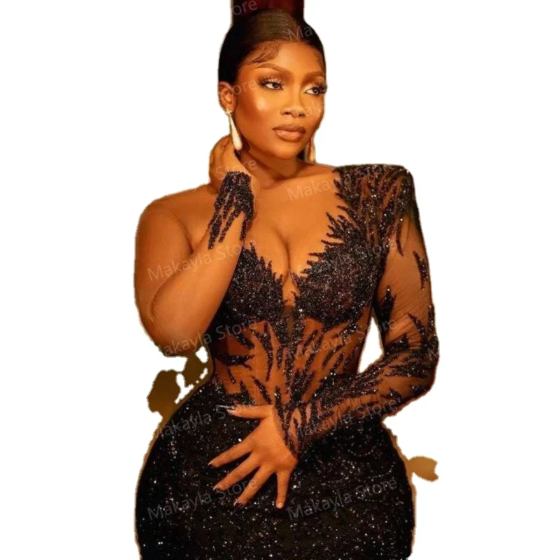 S7931F New hot -selling high -quality lace sexy back -tail slimming is thin  deep V elegant sexy women ball gown wedding dress