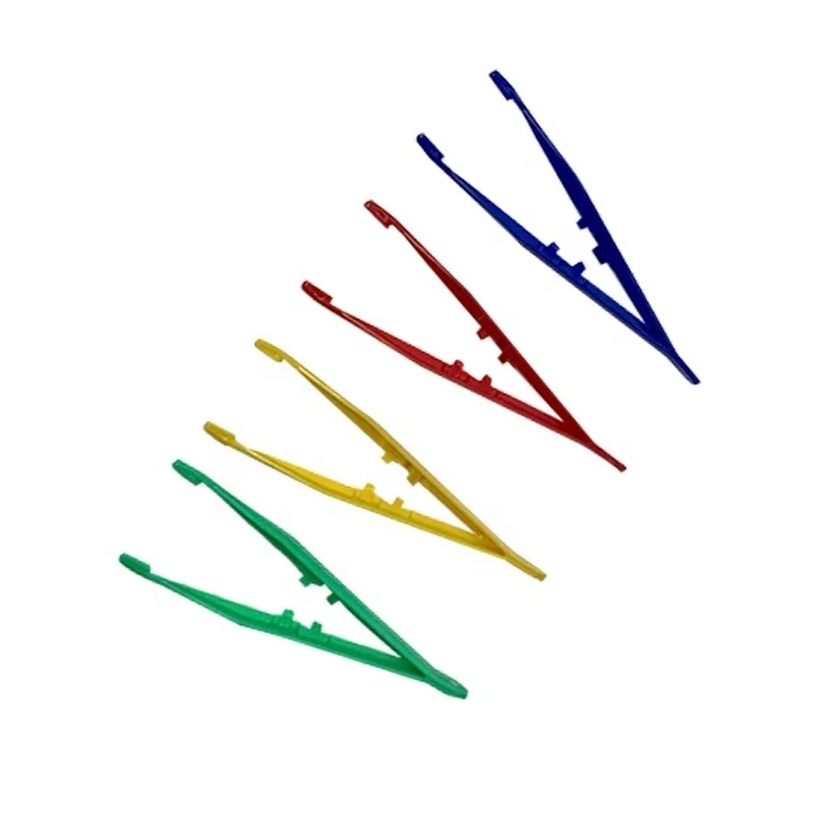 
Antistatic Hand-Made Plastic Tweezers for Children 