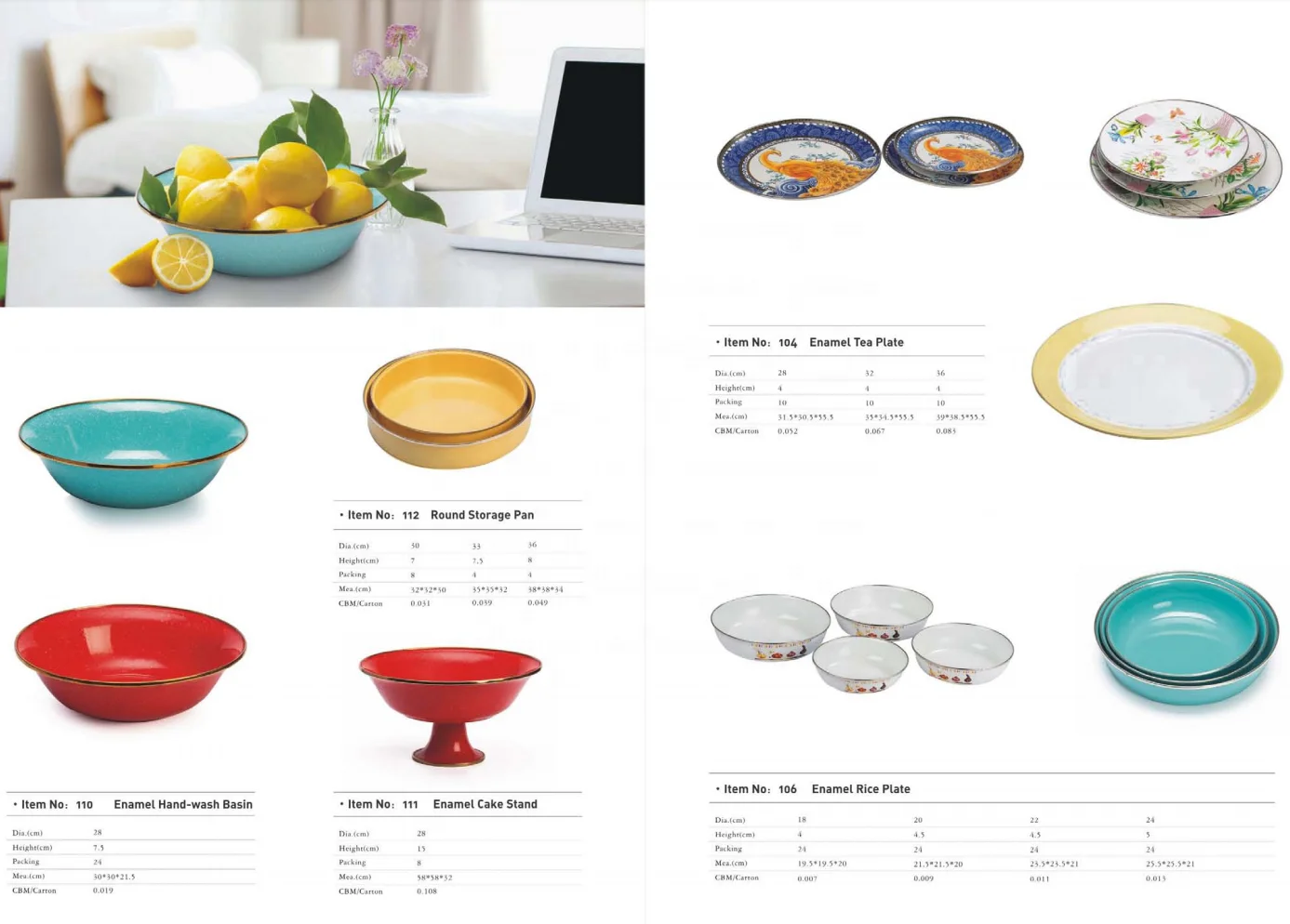 Promotional Customized Vintage Retro Nordic Eco Friendly Blue Carbon Steel Can Enamel Colander for Food Fruits