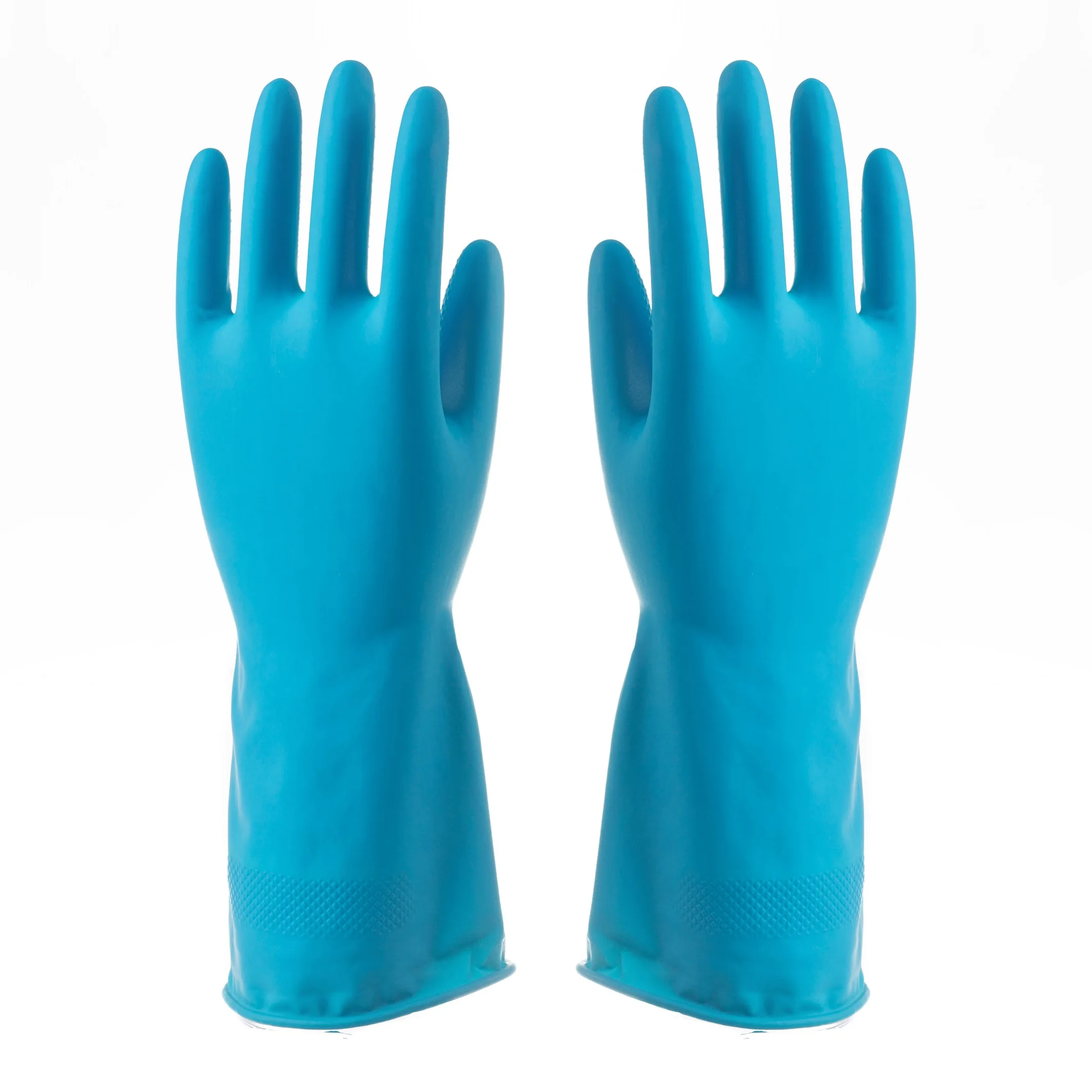 Colorful Toilet Cleaning Latex Gloves For Restaurant