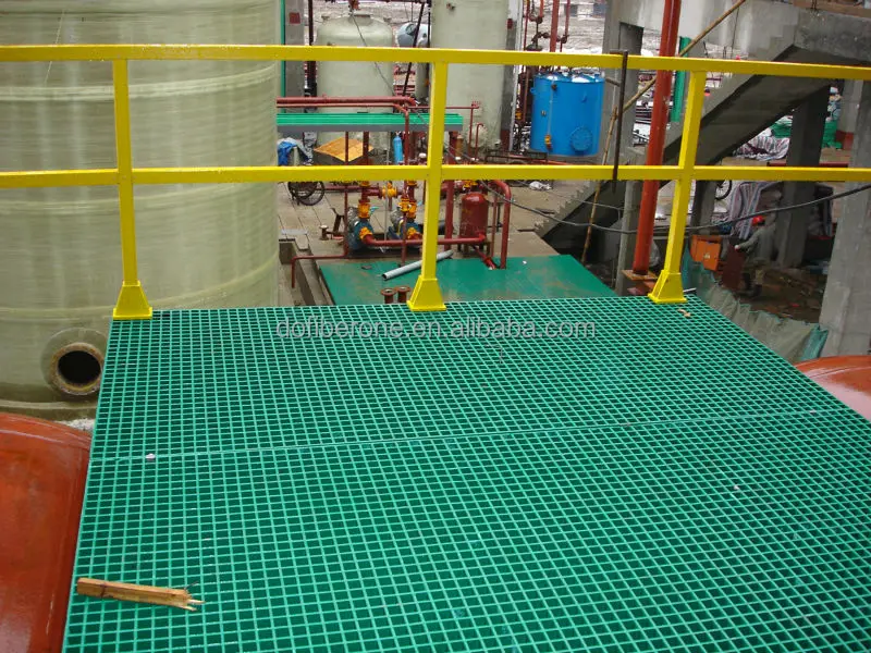 20mm thickness grp grate mesh 38x38mm