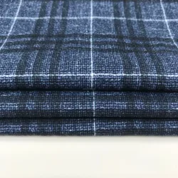 JECATEX  WEBSTER/60/128MC 100% polyester  Fabric yarn dyed check   Wholesale  Woven