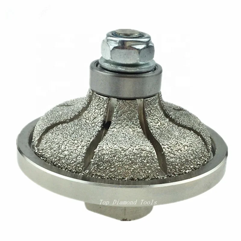 Shape O Vacuum Brazed Diamond Profile Wheel for Sandstone/Limestone