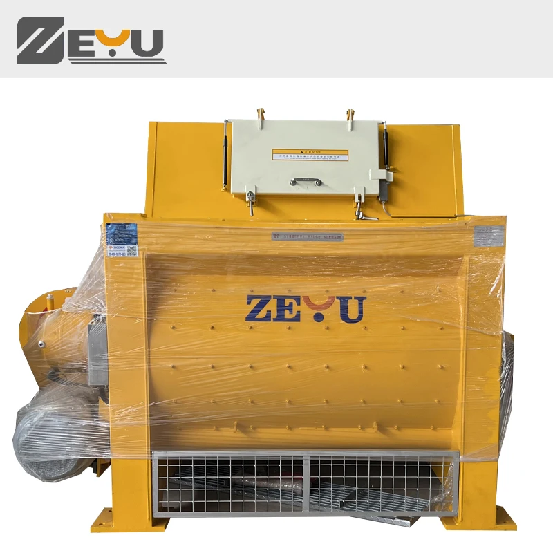 Concrete Machinery Twin-Shaft Concrete Mixer Js1500