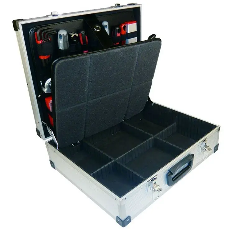  Empty barber tool storage durable cheap carry customize hard electrical aluminum