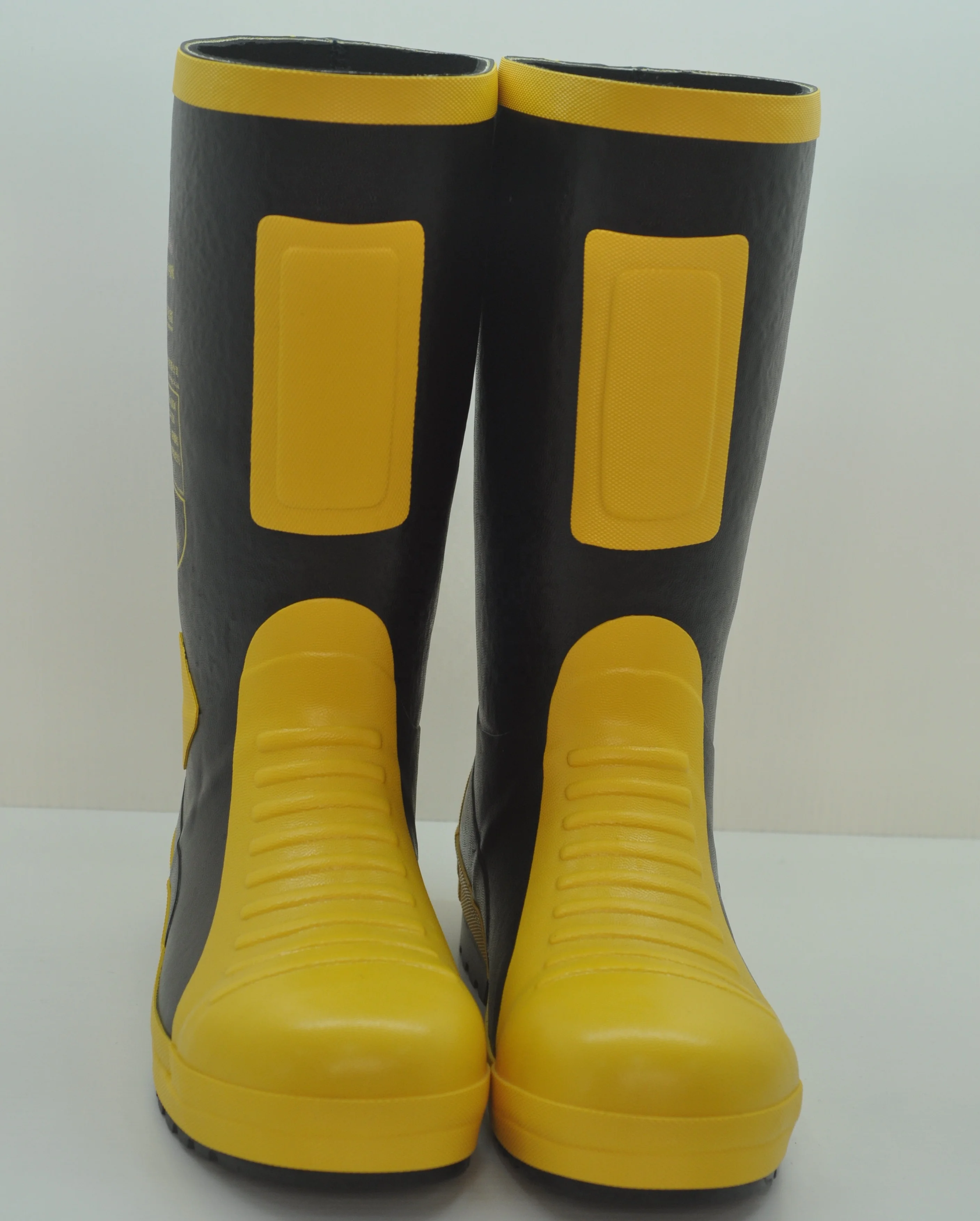 Firefighting Firefighters Protective Fireman Boots with Safety Rubber Key Features