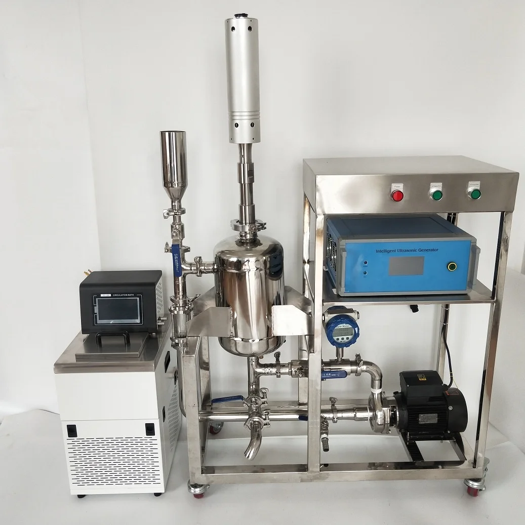 Ultrasonic homogenizer liposomes preparation machine nanoemulsions emulsifier disperser