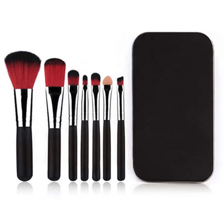 2023 New Products Cosmetic Brush Kit Makeup Brush Set 7pcs Kitty Cat Hello Kitty Synthetic MOQ 50 Sets