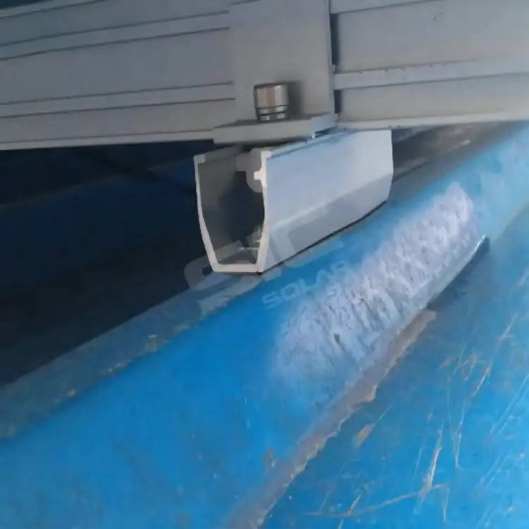 U channel solar panel mounting rails Aluminum Racking Roof Solar Panel Mounting System Solar Mini Rail