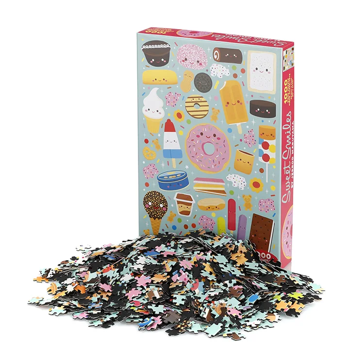 Puzzle Manufacturer Custom Your Own Design Jigsaw Puzzles 1000 Pieces For Adults