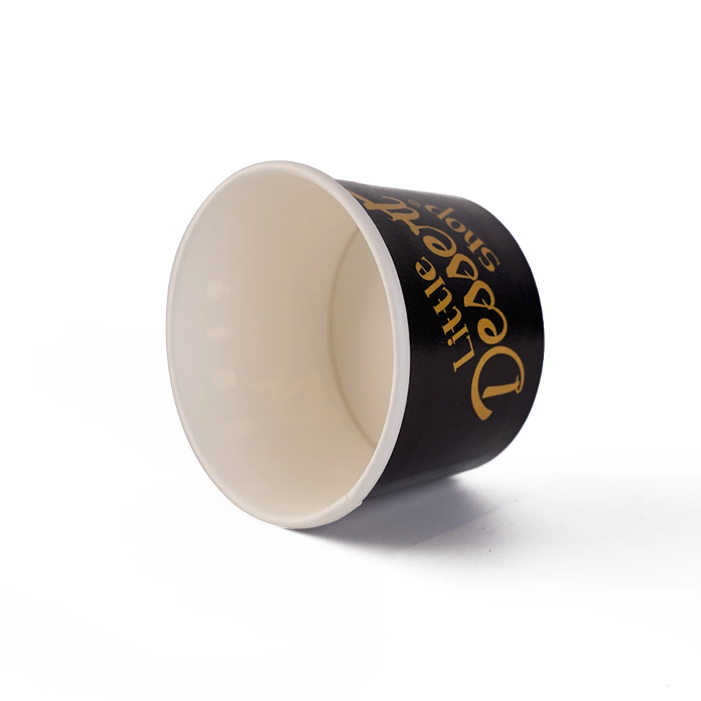 Ceramic Poly Carbonate Bulk Branded Biopbs Disposable Take Away 250ml 24oz Ice Cream Cups
