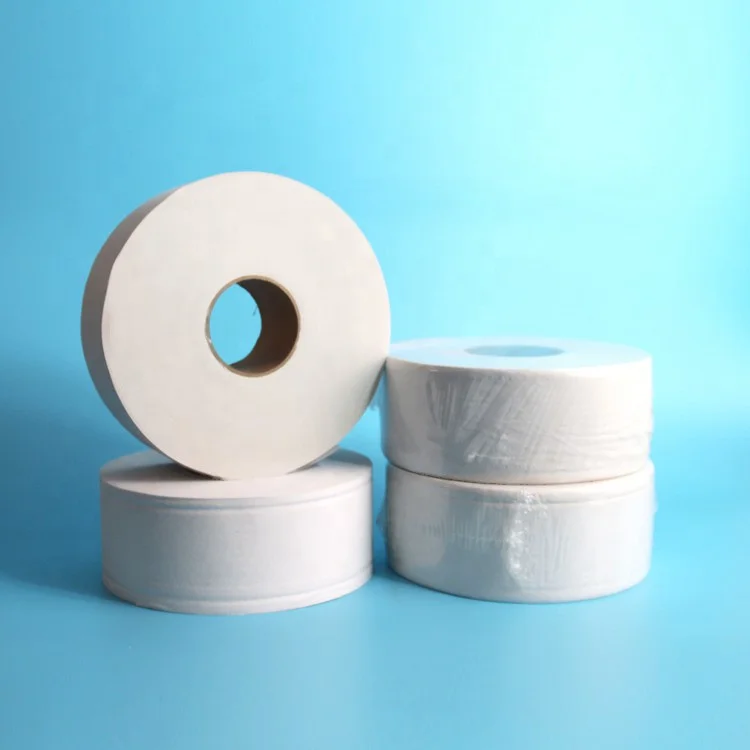 Commercial wall mount toilet paper 3 or 4ply virgin wood pulp jumbo roll toilet paper