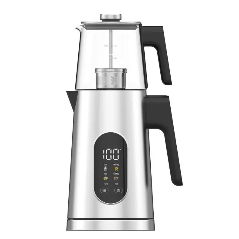 Hotsy Electrical Water Kettles Retro 110V Glass 1L+1.7L Electric Kettle Keeps Warm Electric Kettle Parts Heating Element
