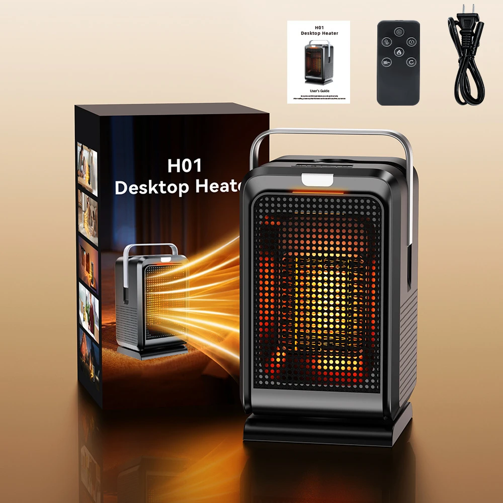 Hot Sales House 1000w Ptc Electric Infrared Heater Fan China Factory Ceramic Warm Small Heater Fan For Indoor Home Space