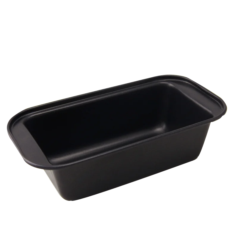 
CHEFMADE Non Stick Coating Silver Black Carbon Steel Mini Bakeware Bread Plate Loaf Pan Baking Tray 
